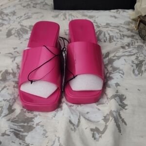 Pink Women's Slide Sandals